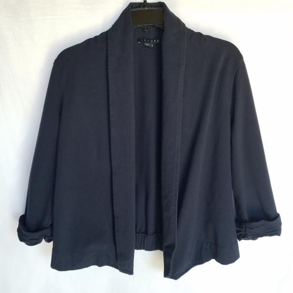 Theory Crop Blazer Style Jacket M - Picture 3 of 11